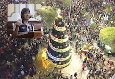 Chiclayo: alcaldesa intenta lavarse las manos tras escándalo del árbol navideño