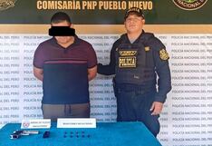Chincha: intervienen a sujeto sindicado de amenazar con pistola a deudor en Pueblo Nuevo
