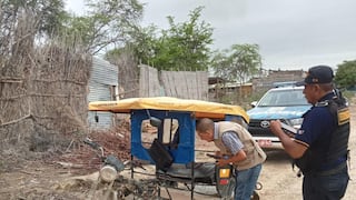 Serenazgo de Piura recupera mototaxi robada en el asentamiento humano Coscomba Norte