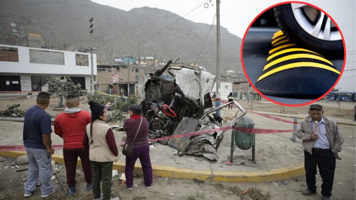 Accidente en Vía Pasamayito dejó cinco muertos. Foto: composición