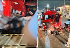 Chincha: dos personas heridas por violenta colisión entre mototaxi y auto