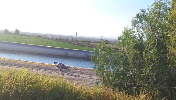 Cuerpo fue rescato de estanque de agua en La Joya. (Foto: Difusión)