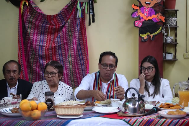 Roberto Sánchez: así fue el desayuno electoral junto a su familia en Huaral (Fotos: Jesús Saucedo/GEC)
