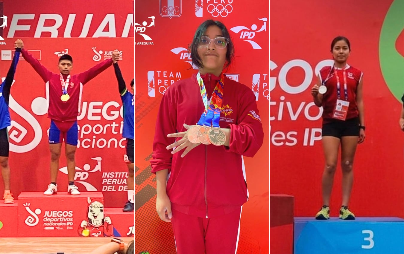Arequipeños suman más medallas para la Ciudad Blanca en los Juegos Deportivos Nacionales. Foto: IPD.