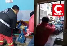 Ica: anciana que llevaba meses durmiendo en las bancas de un terminal fue llevada al hospital