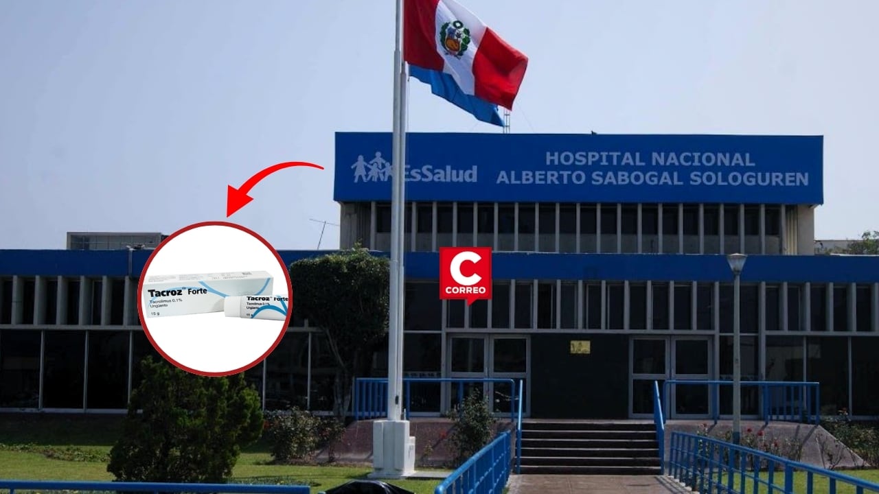 Hospital Sabogal sin tacrolimus: alertan riesgo para pacientes con trasplante de riñón. Composición: Diario Correo.