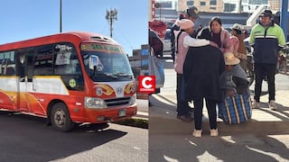Puno: niño murió tras caer de un vehículo en marcha en Juliaca