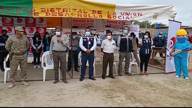Piura: Cevallos pidió a dirigentes de barrios y a autoridades que ayuden a que la gente tenga confianza en vacunarse