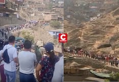 SJM: ciudadanos formaron largas colas para ingresar a votar tras retrasos en entrega del material electoral