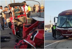 Pisco: bus destroza mototaxi y hombre pierde la vida en San Clemente