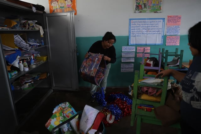 Keiko Fujimori inspecciona zonas afectadas por lluvias en Villa María del Triunfo