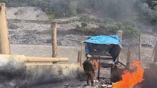Puno: Ejecutan operativo contra minería ilegal en la zona de amortiguamiento del Parque Nacional Bahuaja Sonene