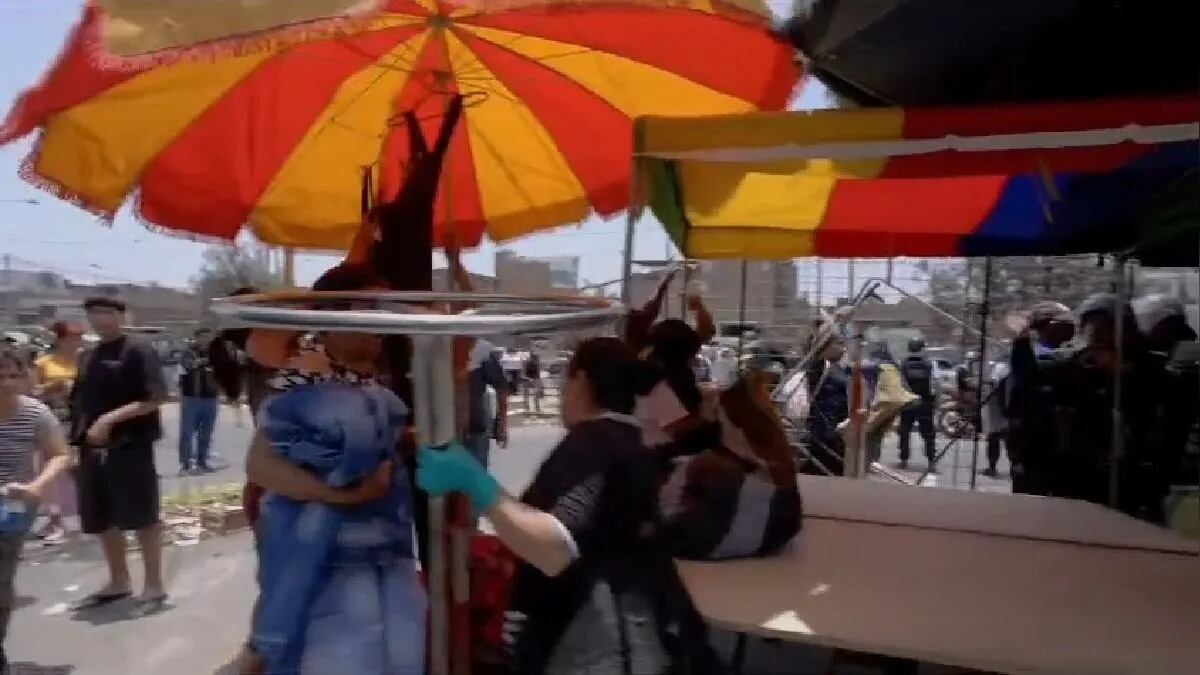 Comerciantes fueron desalojados. (Foto: RPP)