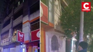 Huancayo: Joven sobrevive tras caer desde una ventana del cuarto piso
