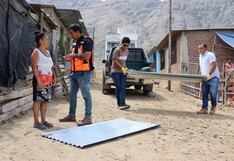 Entregan 5,000 calaminas a afectados por las lluvias y huaicos en Trujillo