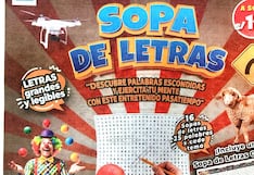 Mañana reclame gratis el suplemento sopas de letras
