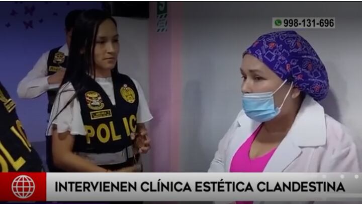 Intervienen clínica estética clandestina. Foto: América Noticias