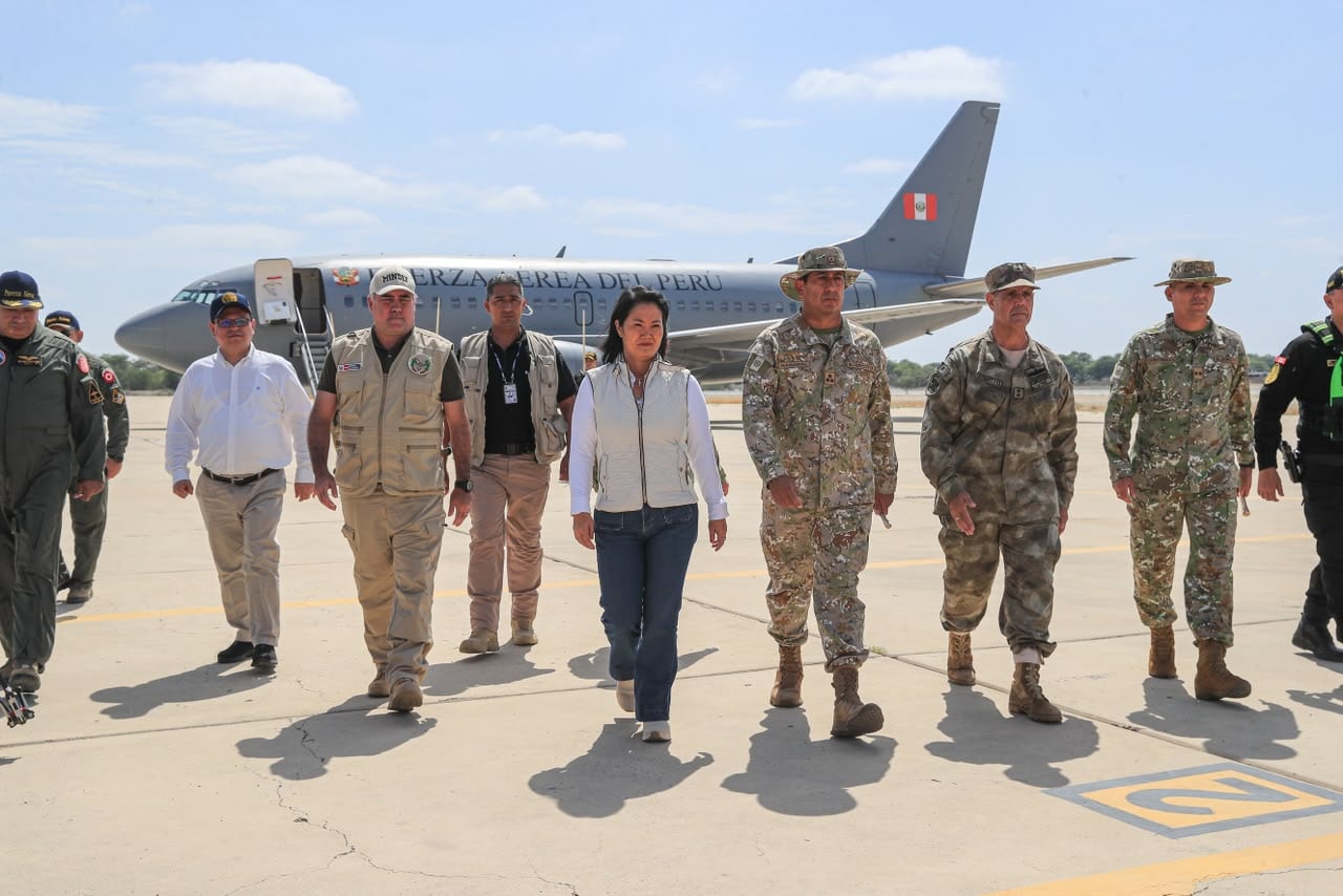 Keiko Fujimori ya había adelantado en su mensaje a la nación la labor de las Fuerzas Armadas. Foto: Presidencia del Perú