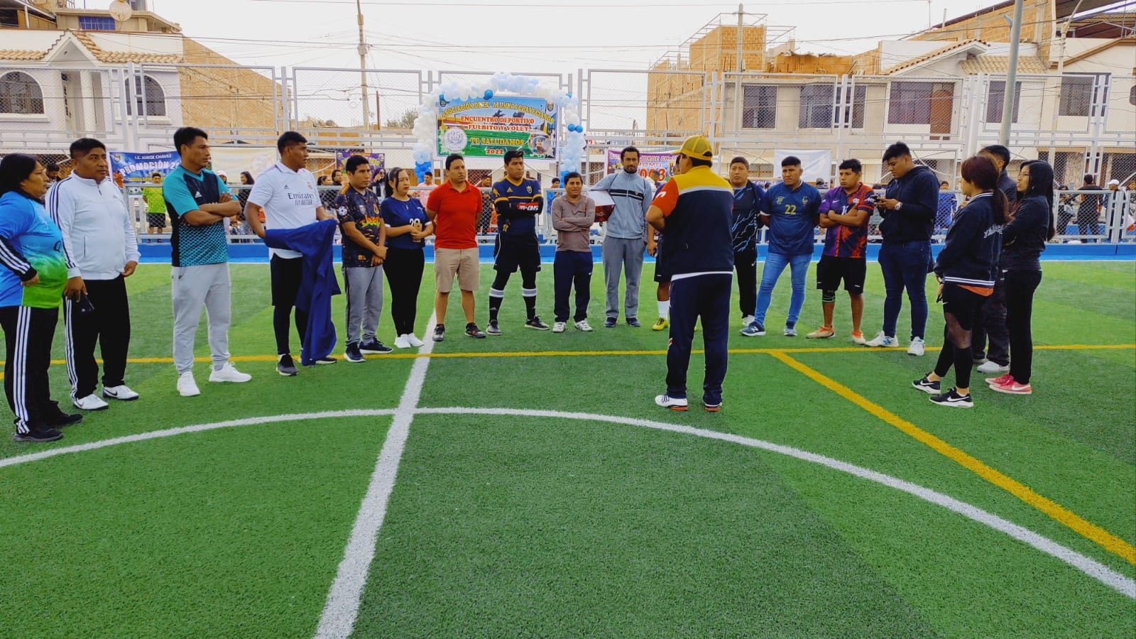 Ceremonia de inauguración tuvo lugar en la cancha de la JV Las Casuarinas. (Foto: Difusión)