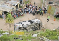 Pasajera muere y hay 17 heridos por choque múltiple en Caminito de Huancayo