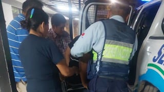 Joven queda herido tras chocar con una mototaxi en la vía Piura-Catacaos