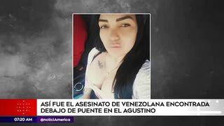 Venezolana es hallada sin vida en puente de Vía Evitamiento en El Agustino (VIDEO)