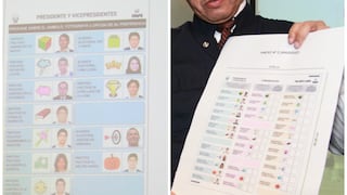 Elecciones 2016: Estas son las nuevas cédulas de sufragio, según ONPE