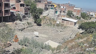 Losa deportiva abandonada en Cayma desde el periodo de lluvias