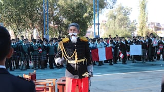 Arequipa: Escenificación de la respuesta de Francisco Bolognesi en Arica