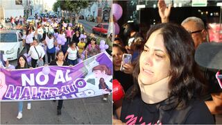 Indignación en Ica por caso de violencia contra Emma Mejía: manifestantes exigen justicia