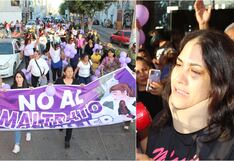Indignación en Ica por caso de violencia contra Emma Mejía: manifestantes exigen justicia