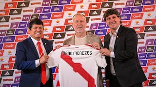 Mano Menezes fue presentado como nuevo técnico de la selección peruana