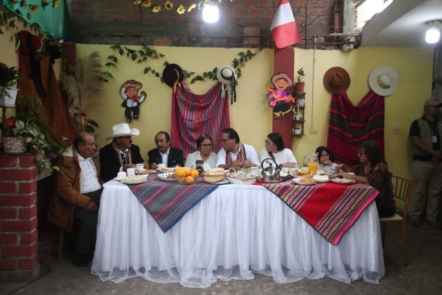 Roberto Sánchez: así fue el desayuno electoral junto a su familia en Huaral (Fotos: Jesús Saucedo/GEC)