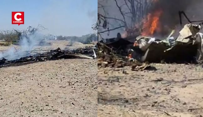 Ica: avioneta se estrella cerca del aeródromo de Nasca y deja 12 fallecidos. Composición: Diario Correo.