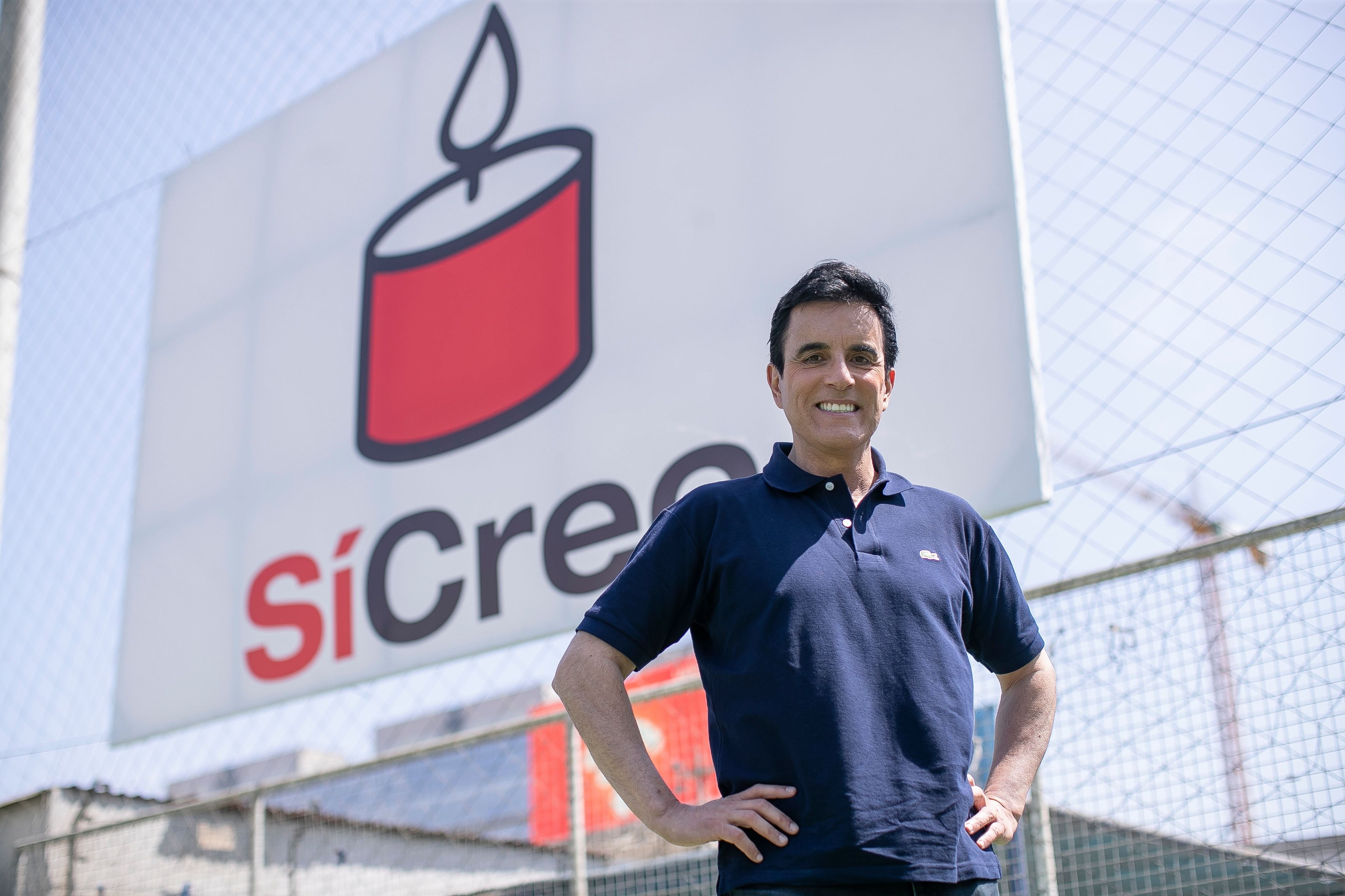 Carlos Espá, candidato presidencial de Sí Creo, se muestra confiado en pasar la valla electoral. (Foto: Julio Reaño/GEC)