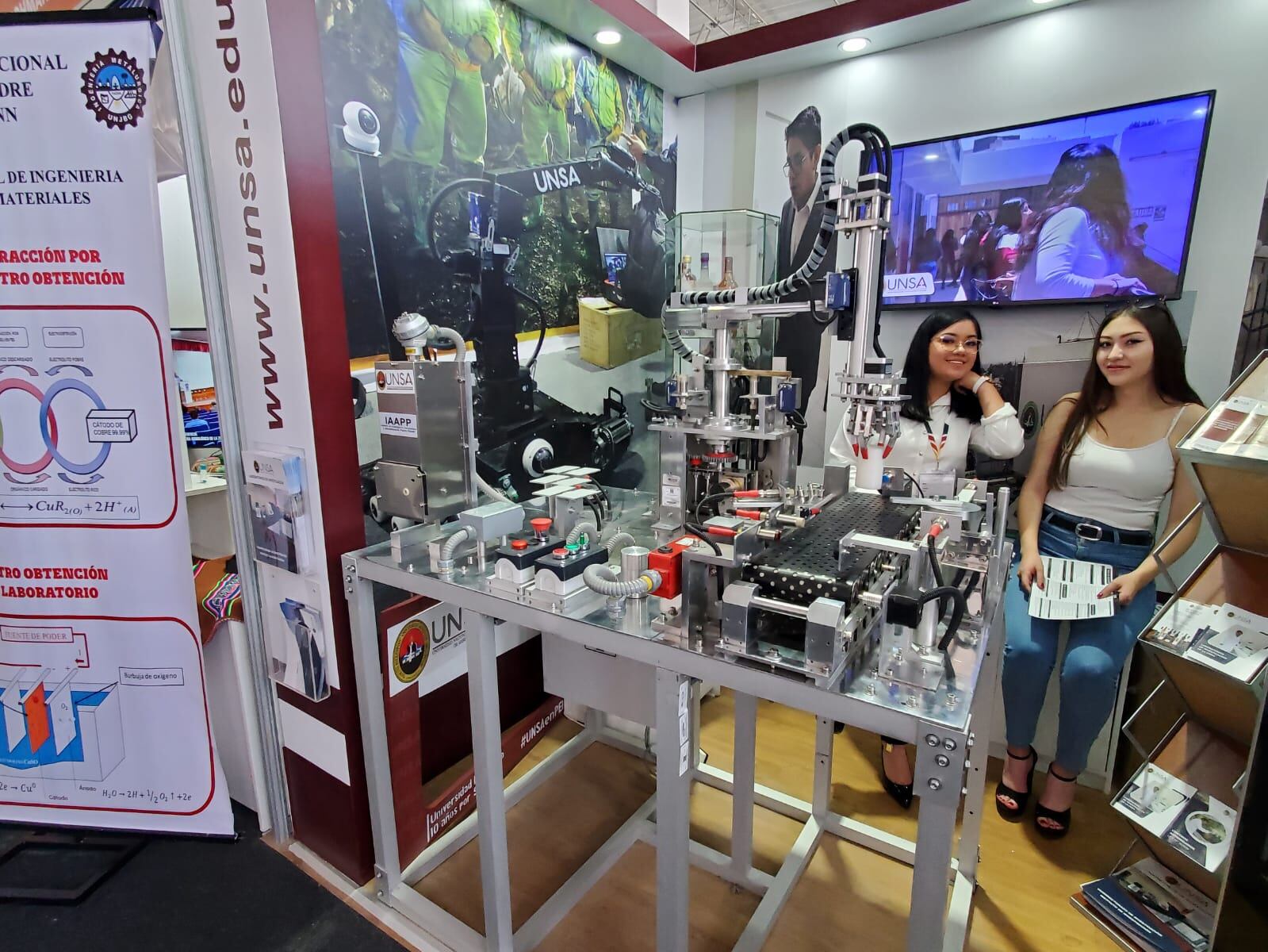 Perumin. Empresas e instituciones muestran lo último en tecnología minera.