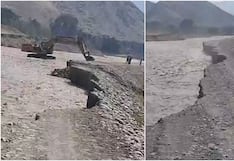 Chincha: incremento del caudal del río Chico arrasa camino rural en Huamanpali