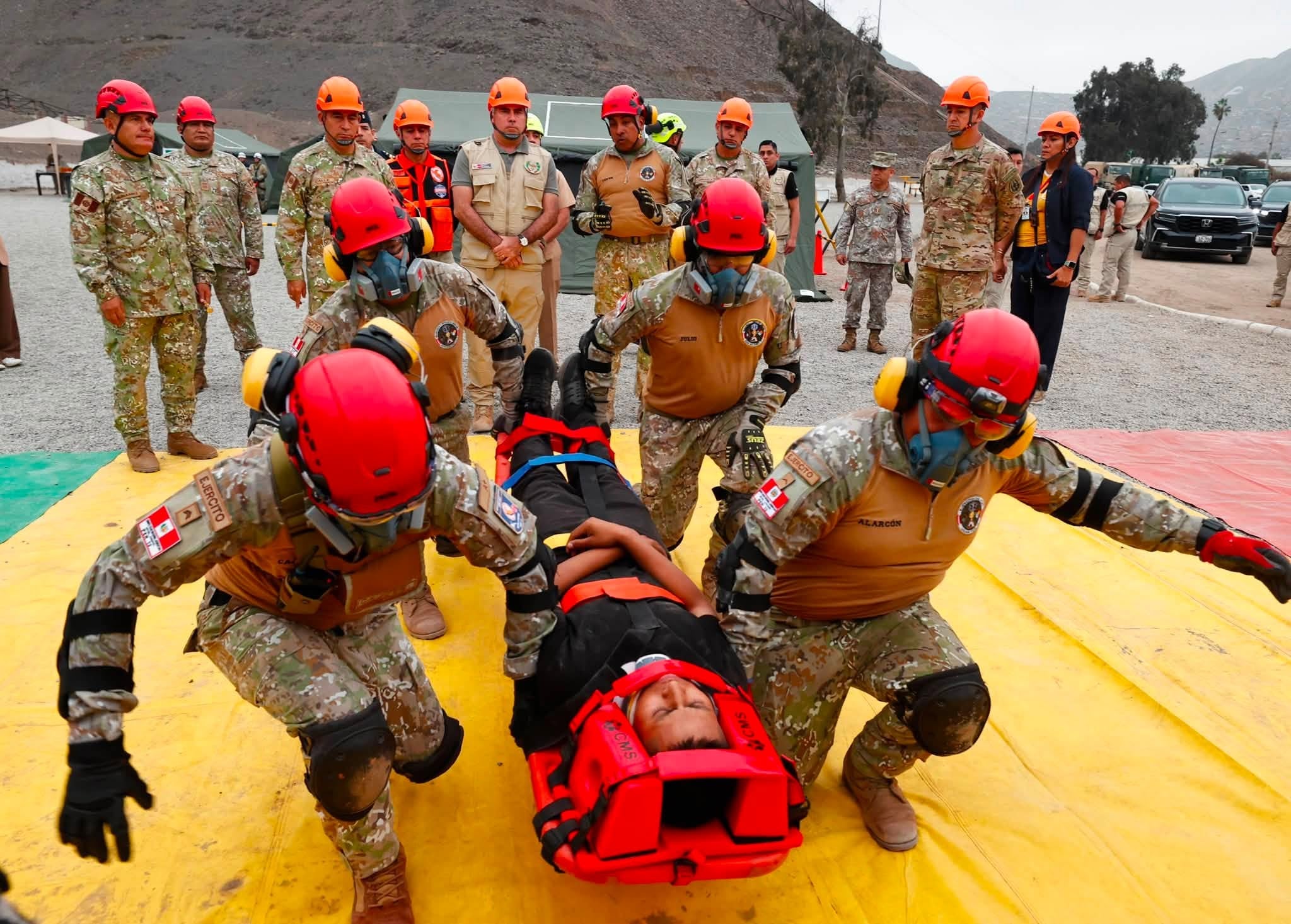 La jornada se desarrollará a las 3:00 p. m. en todo el país para reforzar la preparación y respuesta de la población ante emergencias.. Foto: MINDEF