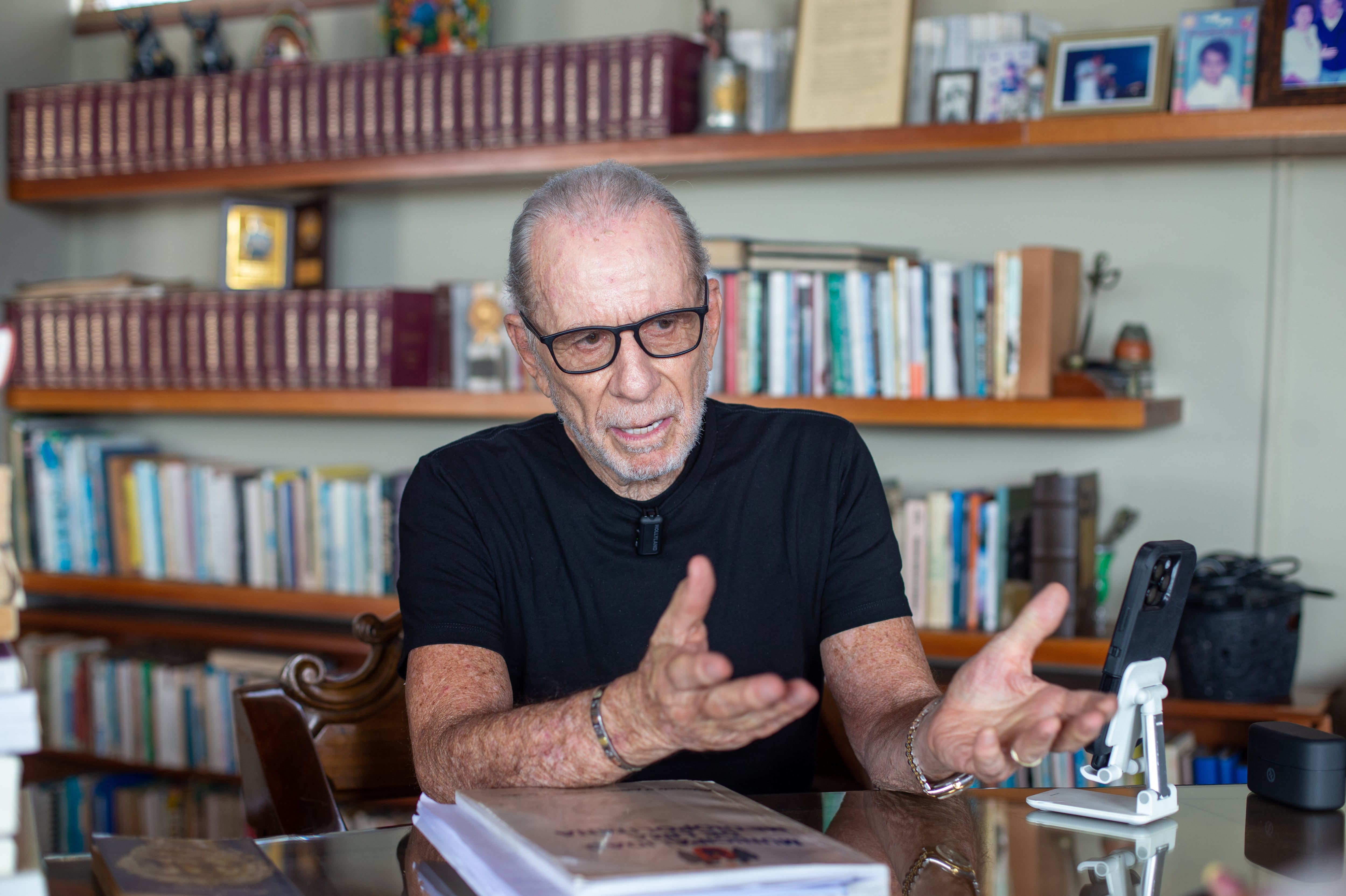 Belmont recuerda su gestión como alcalde de Lima: "Los hombres se miden por los hechos, se miden por las palabras". (Foto: Mario Zapata/GEC)