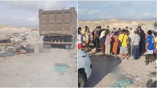 Nasca: motociclista muere tras ser aplastado por volquete en Marcona