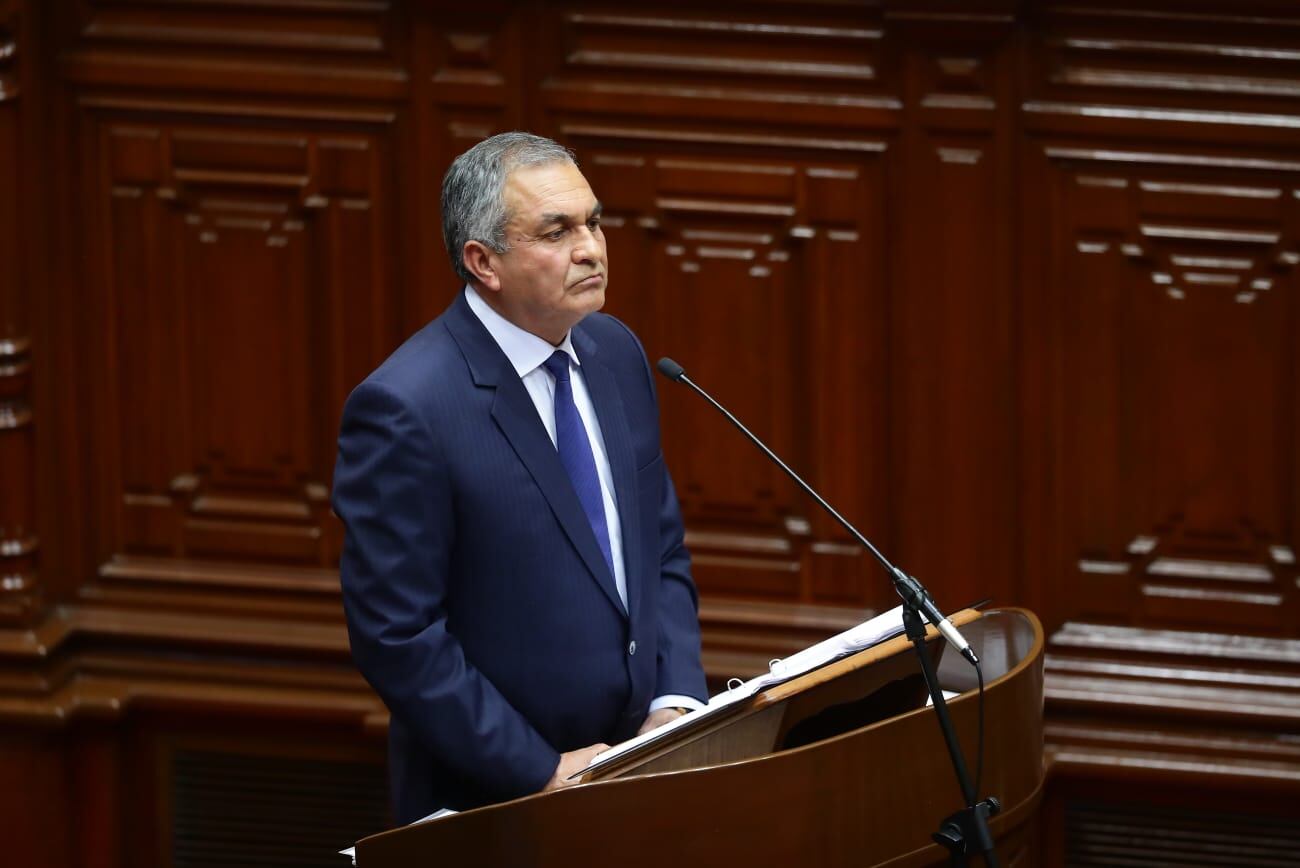 El ministro del Interior, Vicente Romero, enfrenta dos mociones de censura en el Congreso. (Foto: Jesús Saucedo / @photo.gec)