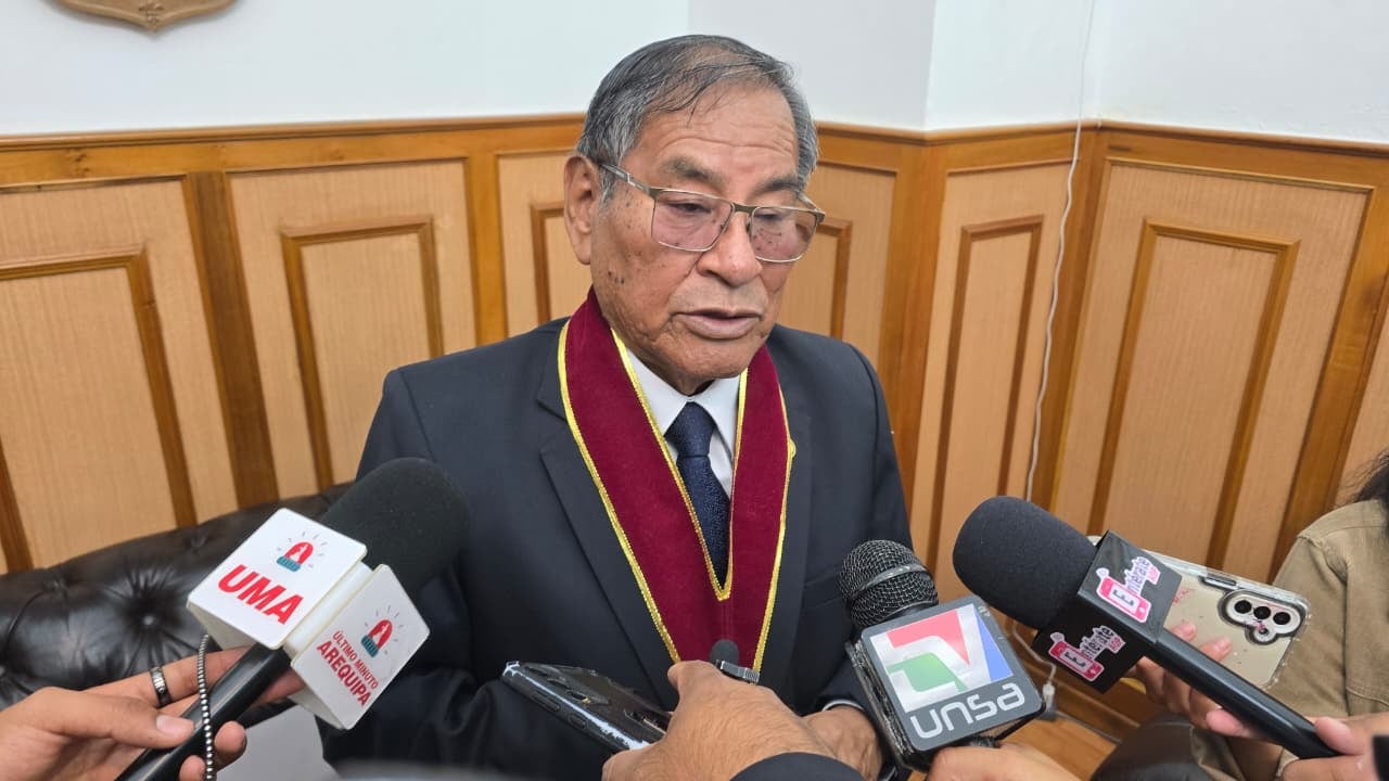 Decano del Colegio de Abogados de Arequipa, Jorge Sumari. Foto: GEC.