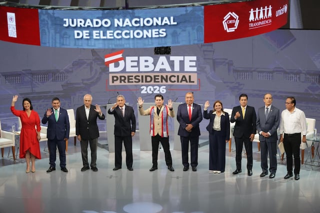 El lado B del quinto día de debate presidencial 2026 (Fotos: GEC)