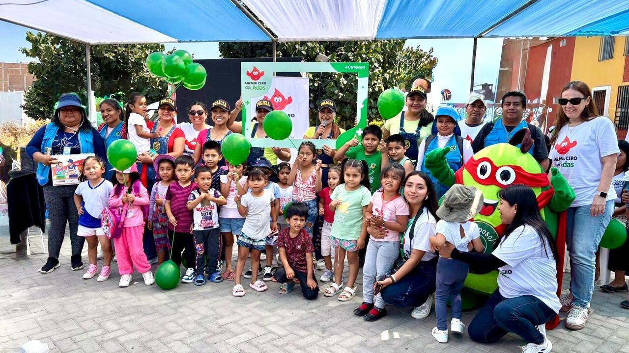 Niños de 6 meses a 5 años acudieron al colegio Víctor Raúl y al parque I Etapa de la urbanización Marverde, en la provincia de Virú.