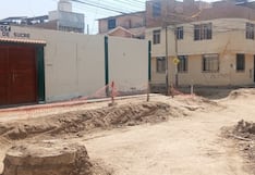 Chiclayo: obra de S/9,3 millones en Santa Rosa luce paralizada