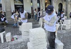 Arequipa: Inicia concurso de tallado de sillar, fierro forjado, repujado en cobre y cuero (FOTOS Y VIDEO)