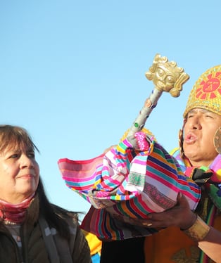 Pago a la Pachamama en homenaje a Arequipa se realizó en Churajón. Foto: Iván Contreras.