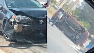 Ica: vehículo en el que viajaba alcalde de Los Molinos se ve involucrado en fuerte accidente