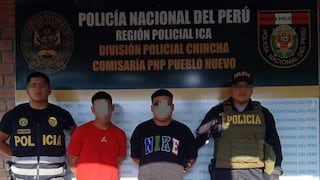 Chincha: intervienen a “Los chikipum” por robo agravado a estudiante