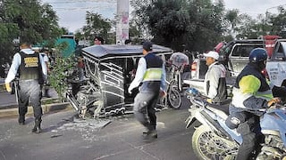Conductor de auto arrolla y mata a anciano en Piura